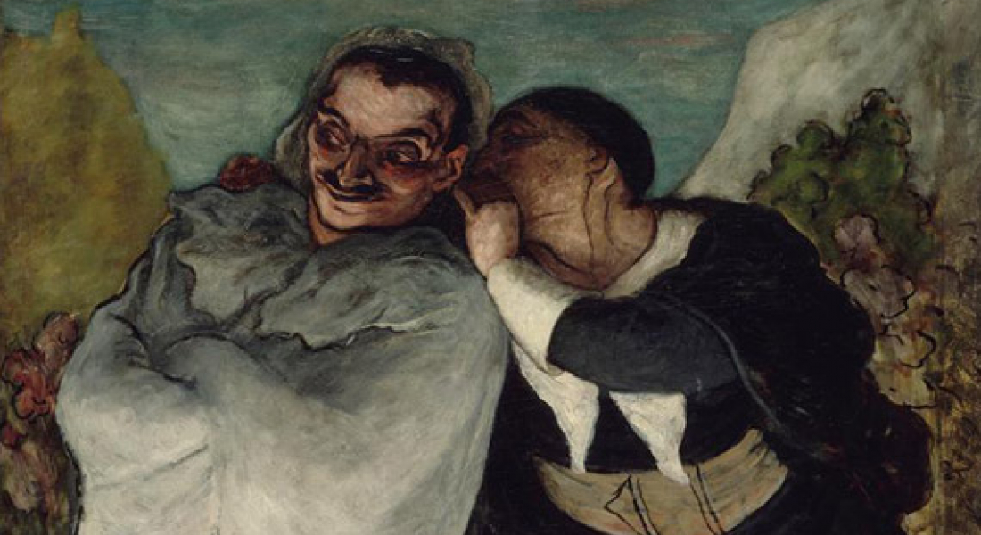 Crispin et Scapin, Honoré Daumier