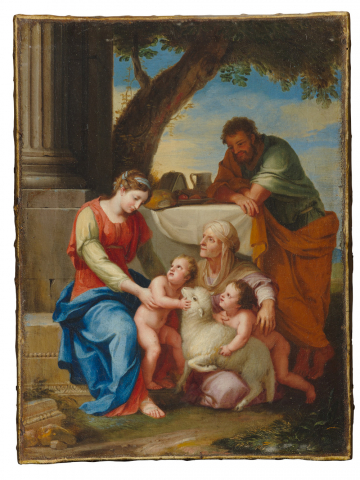 Sainte Famille avec sainte Élisabeth et saint Jean-Baptiste